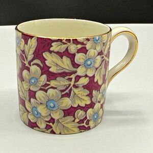 Lord Nelson Ware Ceramic Purple Floral Mug 200 ml Made in England MPN 41